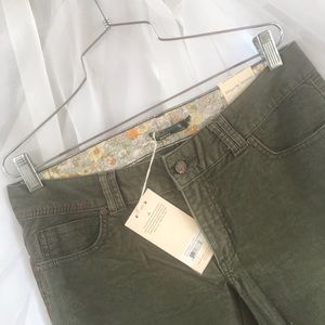 Prana Low Rise Canyon Corduroy Pant, Evergreen 10